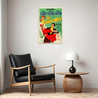 The Bishop's Wife Movie Comedy Drama Fantasy Poster Wall Art Print Home Wall Decor - xonomax