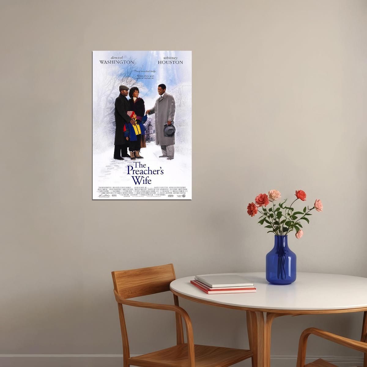 The Preacher's Wife Movie Comedy Drama Fantasy Poster Wall Art Print Home Wall Decor - xonomax
