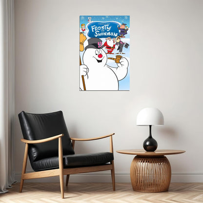 Frosty The Snowman Animation Short Movie Comedy Poster Wall Art Print Home Wall Decor - xonomax