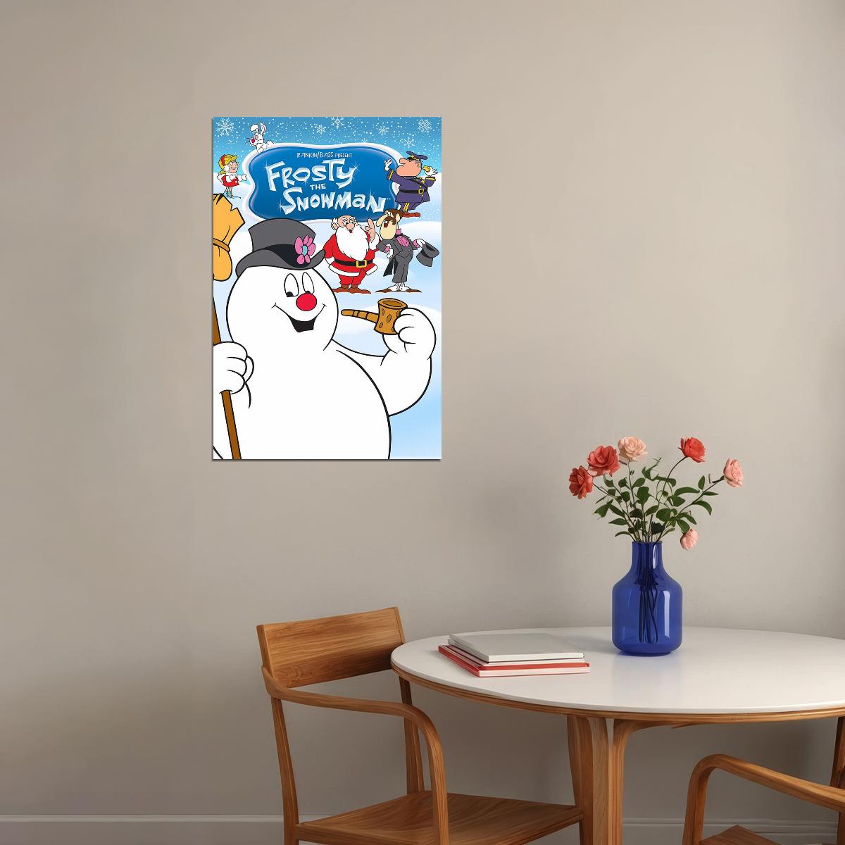 Frosty The Snowman Animation Short Movie Comedy Poster Wall Art Print Home Wall Decor - xonomax