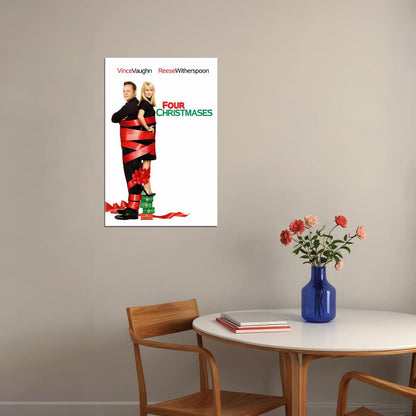 Four Christmases Movie Comedy Drama Romance Poster Wall Art Print Home Wall Decor - xonomax