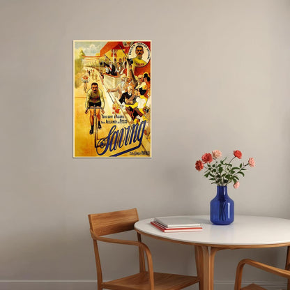 Classic French Cycling Saving Poulain National Champion Poster Wall Art Print Home Wall Decor - xonomax