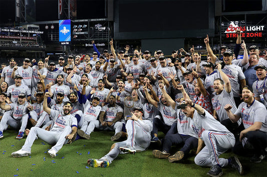 Texas 2023 Baseball Champions Players Group Photo Poster Wall Art Print Home Wall Decor - xonomax
