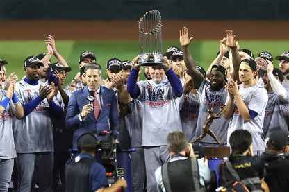 Texas 2023 Baseball Champions Lifting Trophy Poster Wall Art Print Home Wall Decor - xonomax