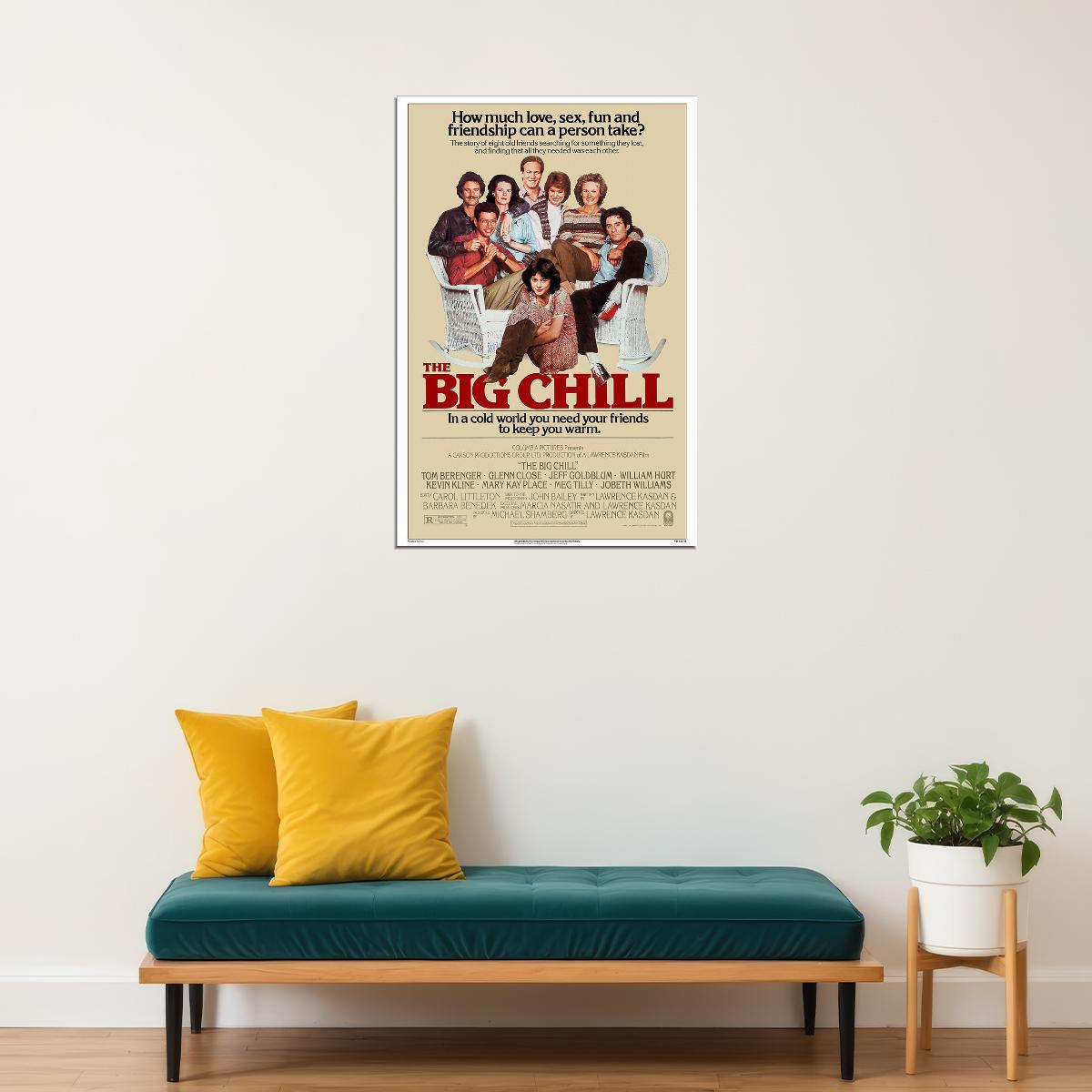 The Big Chill Movie Comedy Drama Poster Wall Art Print Home Wall Decor - xonomax