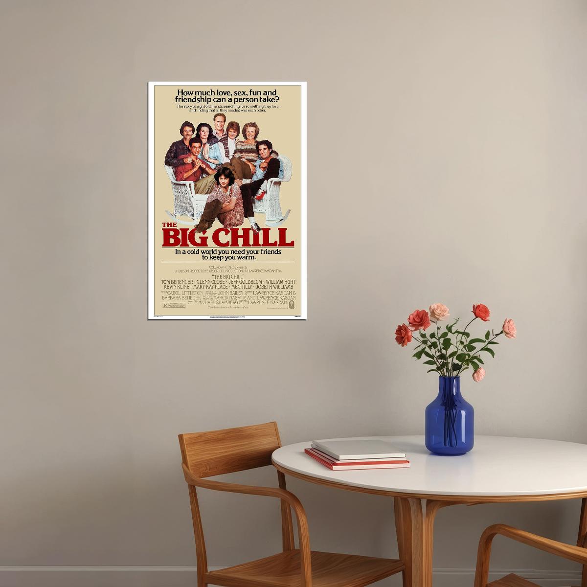 The Big Chill Movie Comedy Drama Poster Wall Art Print Home Wall Decor - xonomax