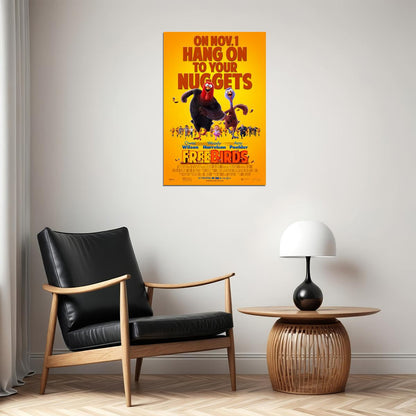 Free Birds Animation Movie Action Adventure Poster Wall Art Print Home Wall Decor - xonomax
