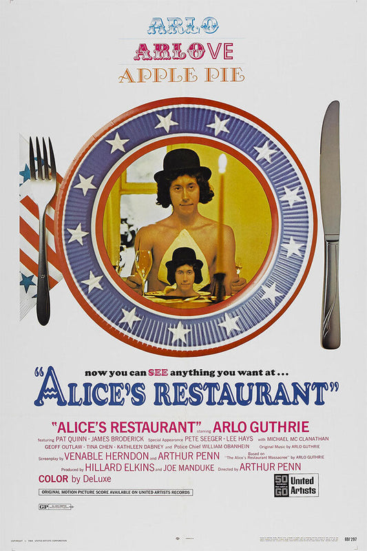 Alice's Restaurant Movie Comedy Drama Music Poster Wall Art Print Home Wall Decor - xonomax