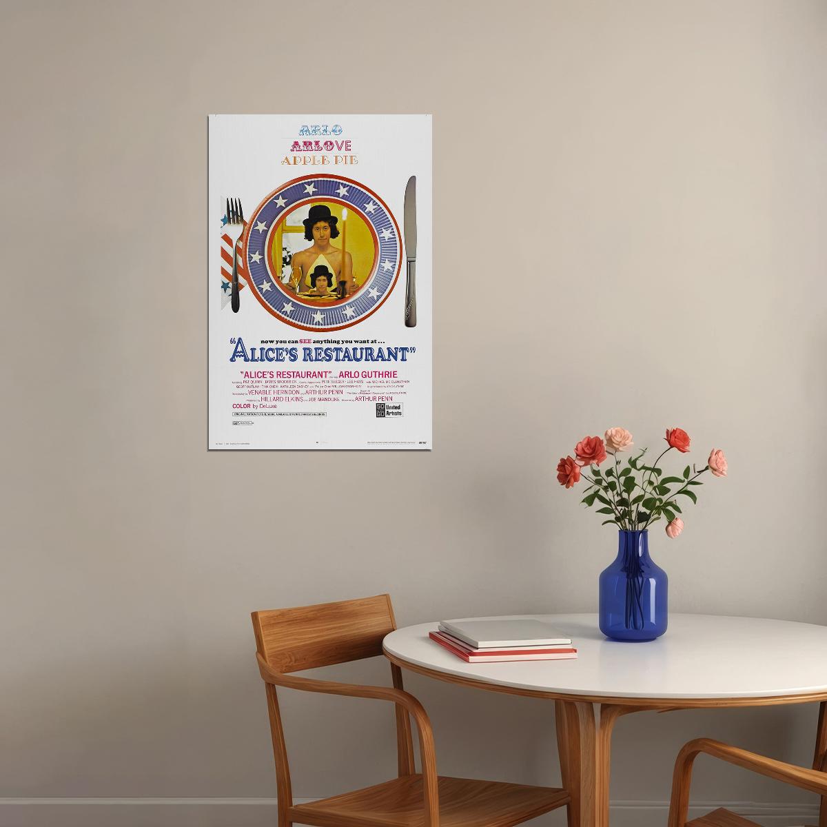 Alice's Restaurant Movie Comedy Drama Music Poster Wall Art Print Home Wall Decor - xonomax