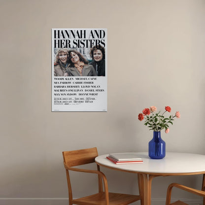 Hannah And Her Sisters Movie Comedy Drama Poster Wall Art Print Home Wall Decor - xonomax