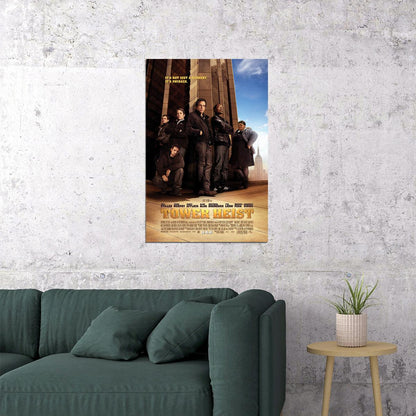Tower Heist Movie Action Comedy Crime Adventure Poster Wall Art Print Home Wall Decor