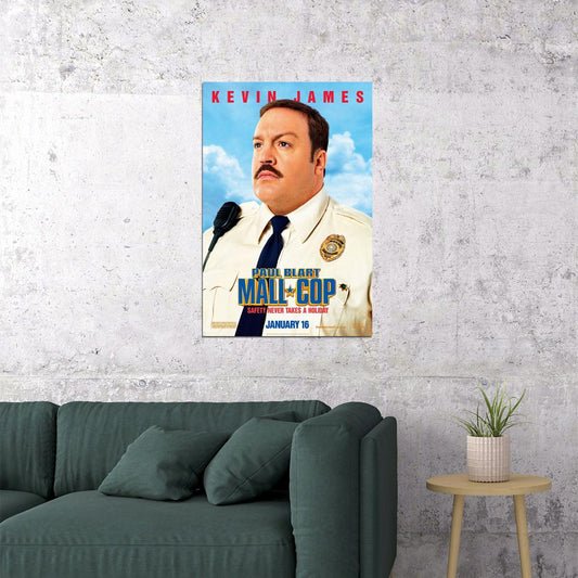 Mall Cop Movie Action Comedy Crime Poster Wall Art Print Home Wall Decor - xonomax