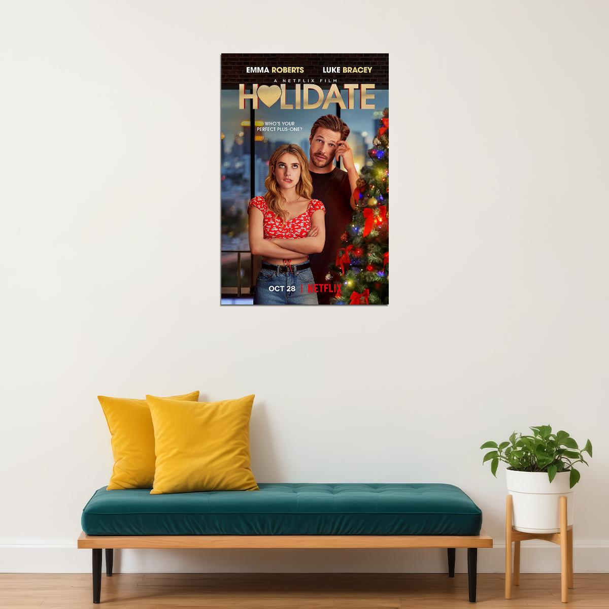 Holidate Movie Comedy Romance Lovely Poster Wall Art Print Home Wall Decor - xonomax