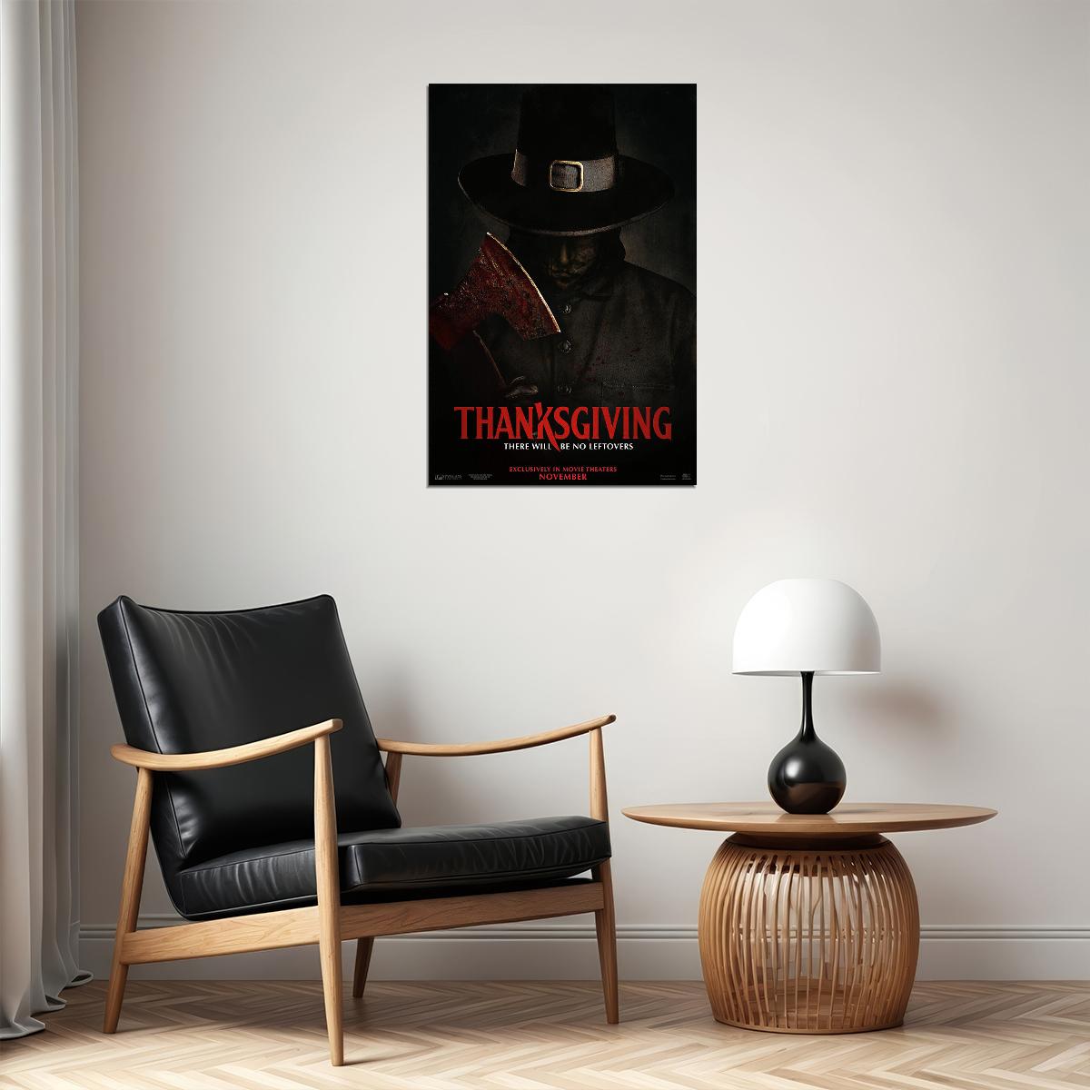 Thanksgiving 2023 Movie Horror Mystery Thriller Poster Wall Art Print Home Wall Decor - xonomax