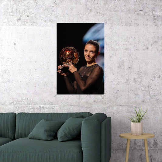 Bonmati Wins Best Female Soccer Player Award Football Poster Wall Art Print Home Wall Decor - xonomax