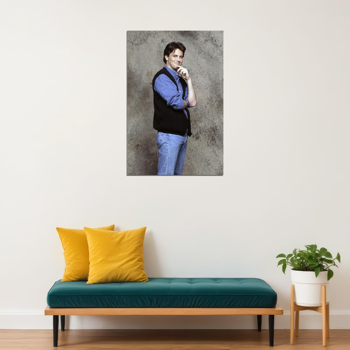 Matthew Comedy Sitcom Actor Chandler Tribute Poster Wall Art Print Home Wall Decor - xonomax