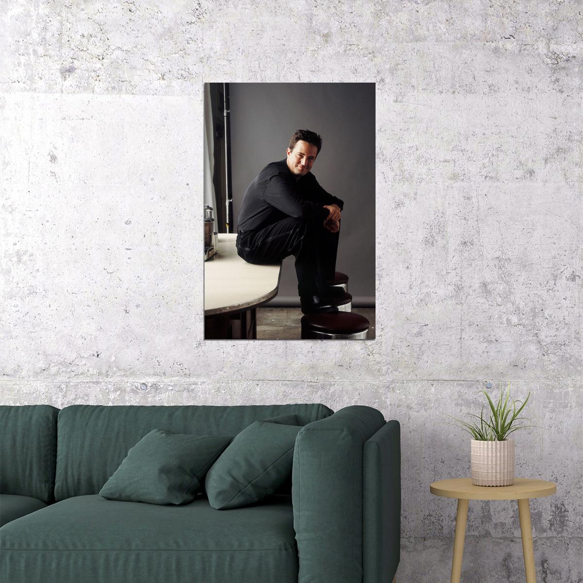 Matthew Perry Great Friend Actor Chandler Tribute Poster Wall Art Print Home Wall Decor - xonomax