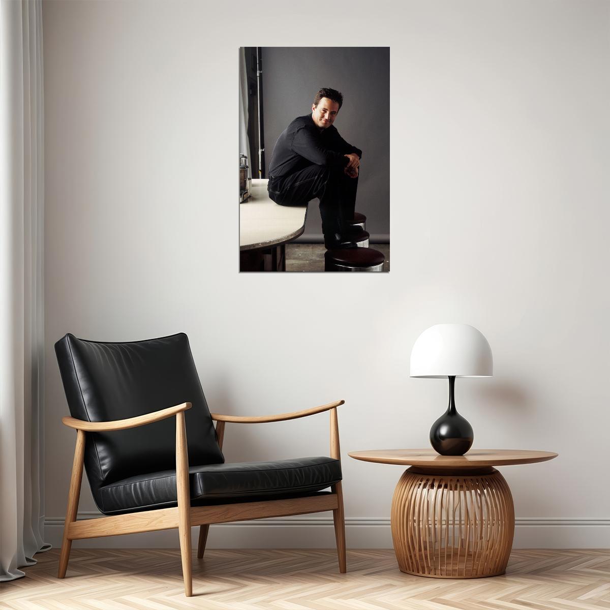 Matthew Perry Great Friend Actor Chandler Tribute Poster Wall Art Print Home Wall Decor - xonomax