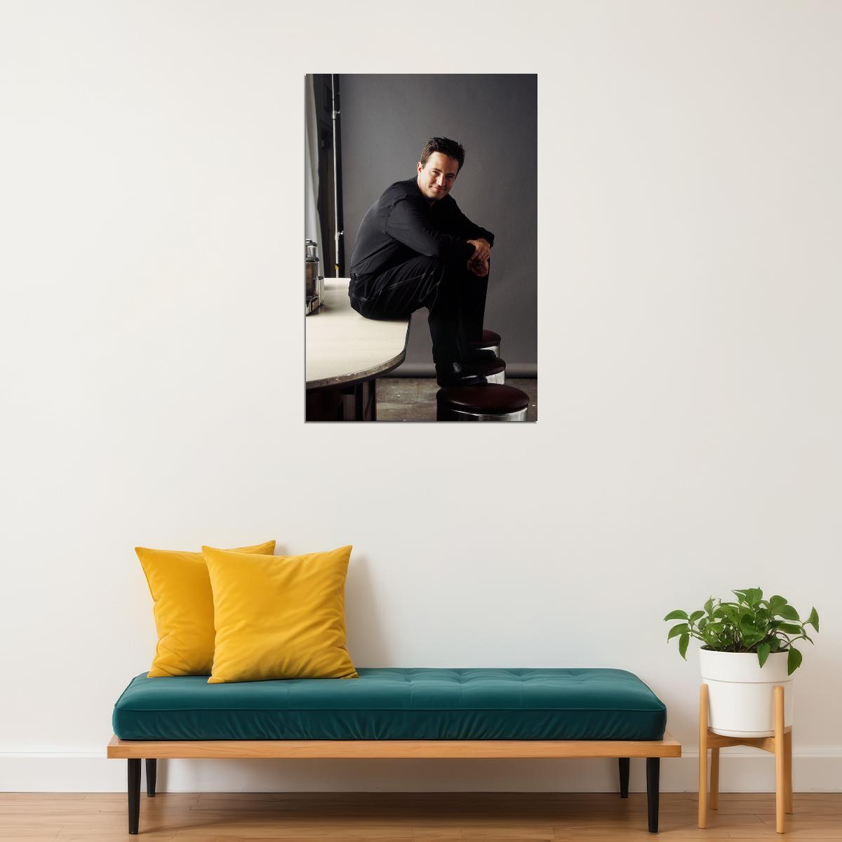 Matthew Perry Great Friend Actor Chandler Tribute Poster Wall Art Print Home Wall Decor - xonomax
