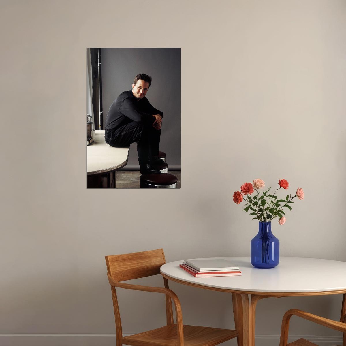 Matthew Perry Great Friend Actor Chandler Tribute Poster Wall Art Print Home Wall Decor - xonomax
