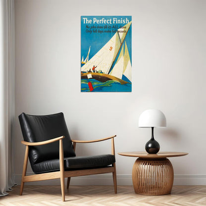 The Perfect Finish 1920s Work Incentive Motivational Poster Wall Art Print Home Wall Decor - xonomax
