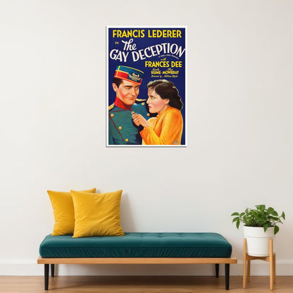 The Gay Deception 1935 Movie Comedy Drama Romance Poster Wall Art Print Home Wall Decor - xonomax