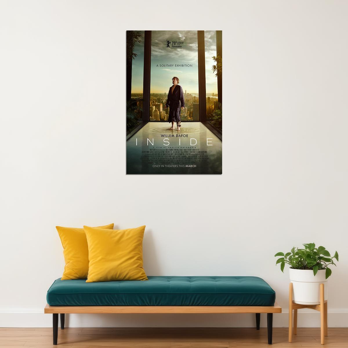 Inside Movie 2023 Drama Thriller Action Poster Wall Art Print Home Wall Decor - xonomax
