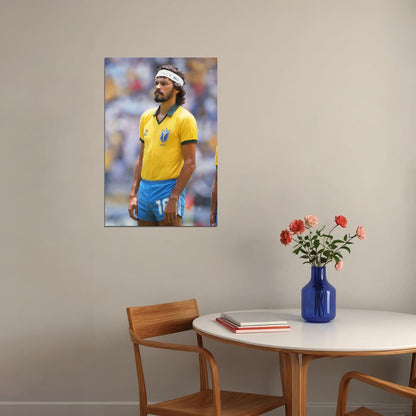 Brasileiro Oliveira Former Brazilian Football Player Poster Wall Art Print Home Wall Decor - xonomax