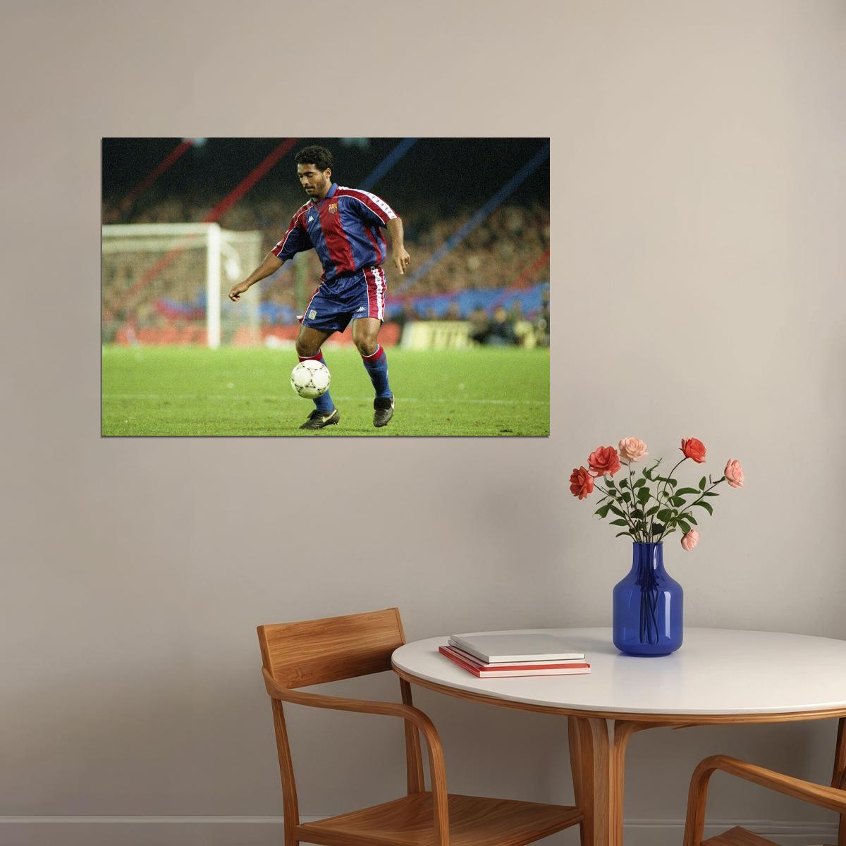 Former Brazilian National Football Player Romario Poster Wall Art Print Home Wall Decor - xonomax