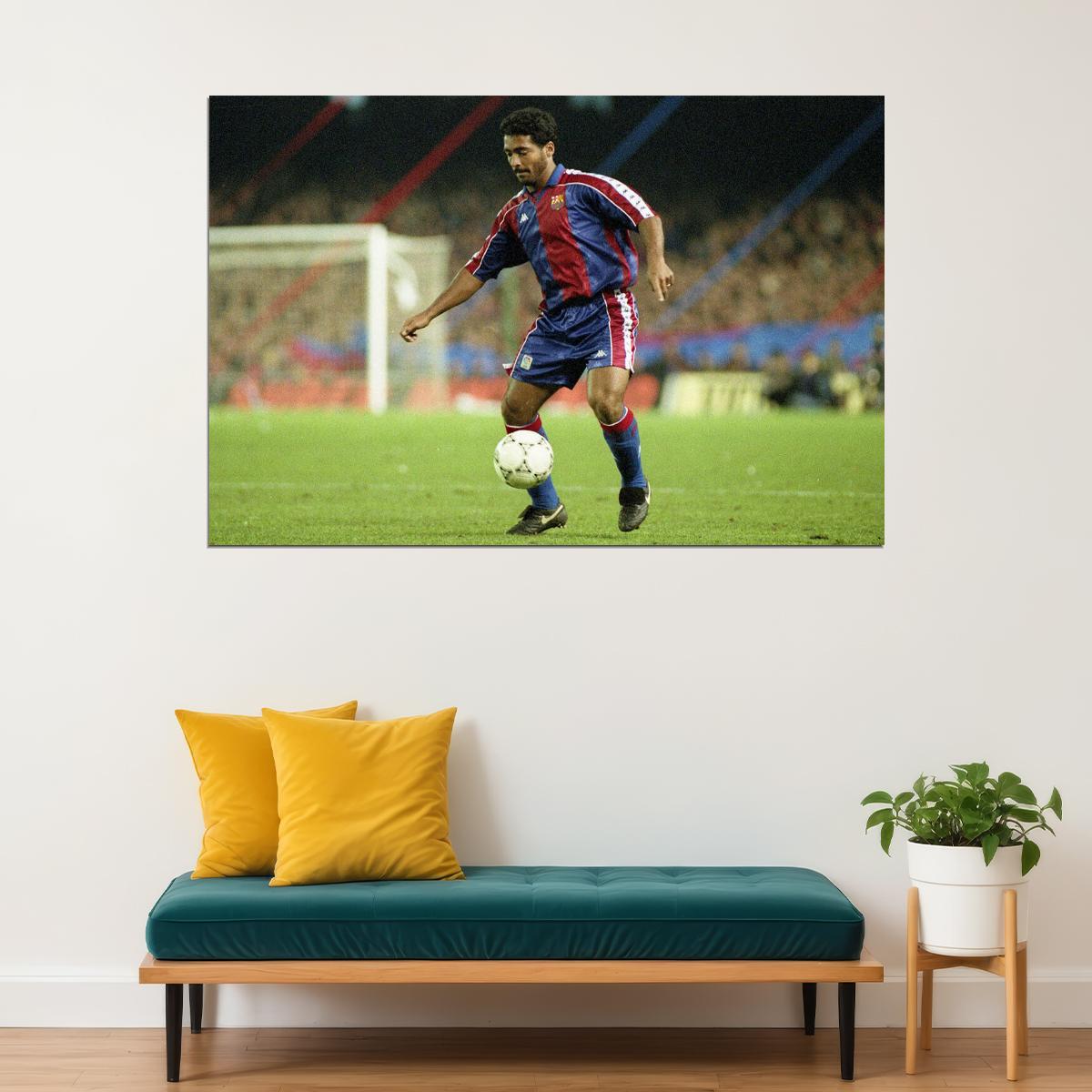 Former Brazilian National Football Player Romario Poster Wall Art Print Home Wall Decor - xonomax