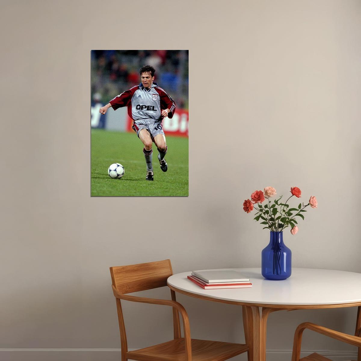 Former German Football Player Lothar Matthaus Poster Wall Art Print Home Wall Decor - xonomax