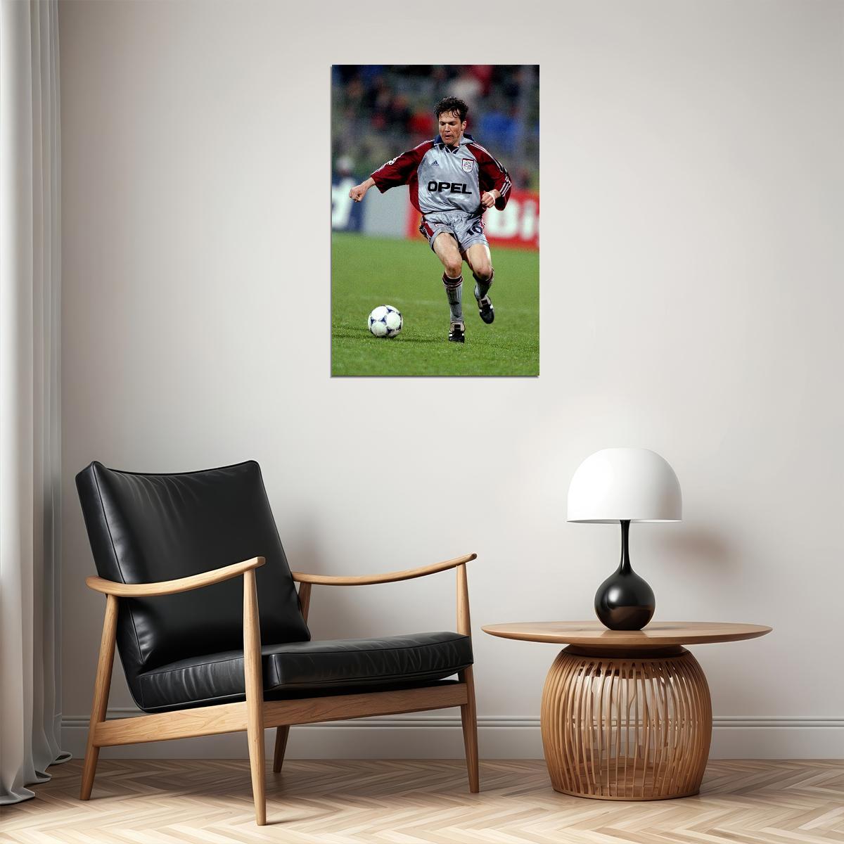 Former German Football Player Lothar Matthaus Poster Wall Art Print Home Wall Decor - xonomax