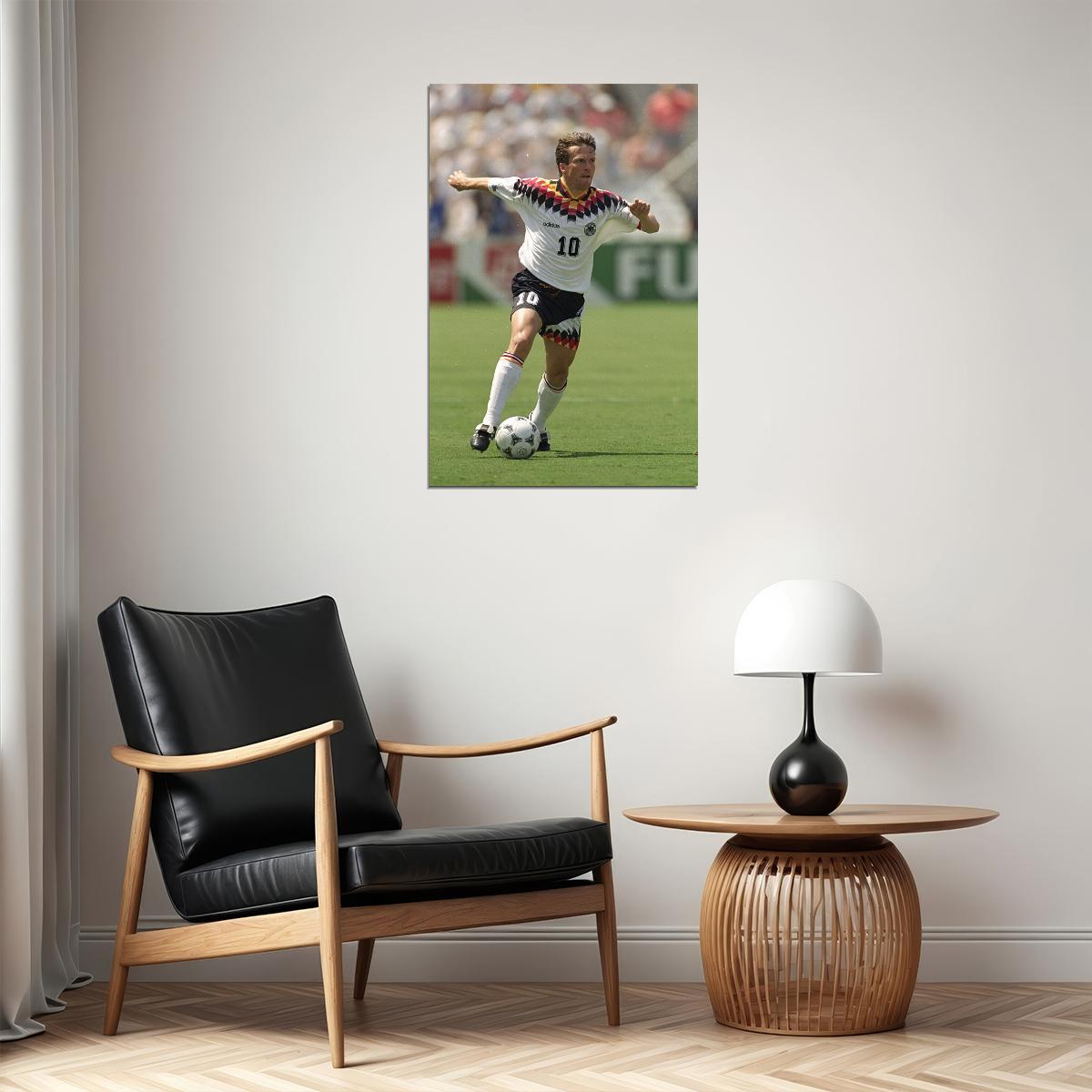 Lothar Matthaus Former German Football Player Poster Wall Art Print Home Wall Decor - xonomax