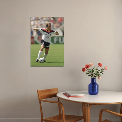 Lothar Matthaus Former German Football Player Poster Wall Art Print Home Wall Decor - xonomax