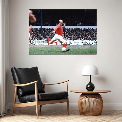 Bobby Charlton Former English Football Player Poster Wall Art Print Home Wall Decor - xonomax