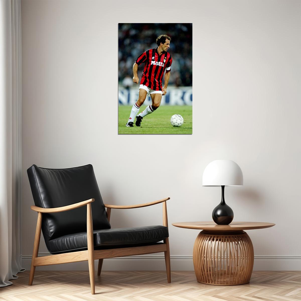 Franco Baresi Former Italian Football Player Poster Wall Art Print Home Wall Decor - xonomax
