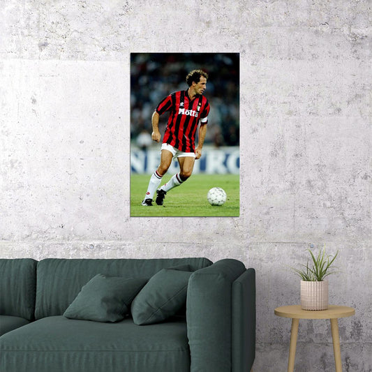 Franco Baresi Former Italian Football Player Poster Wall Art Print Home Wall Decor - xonomax