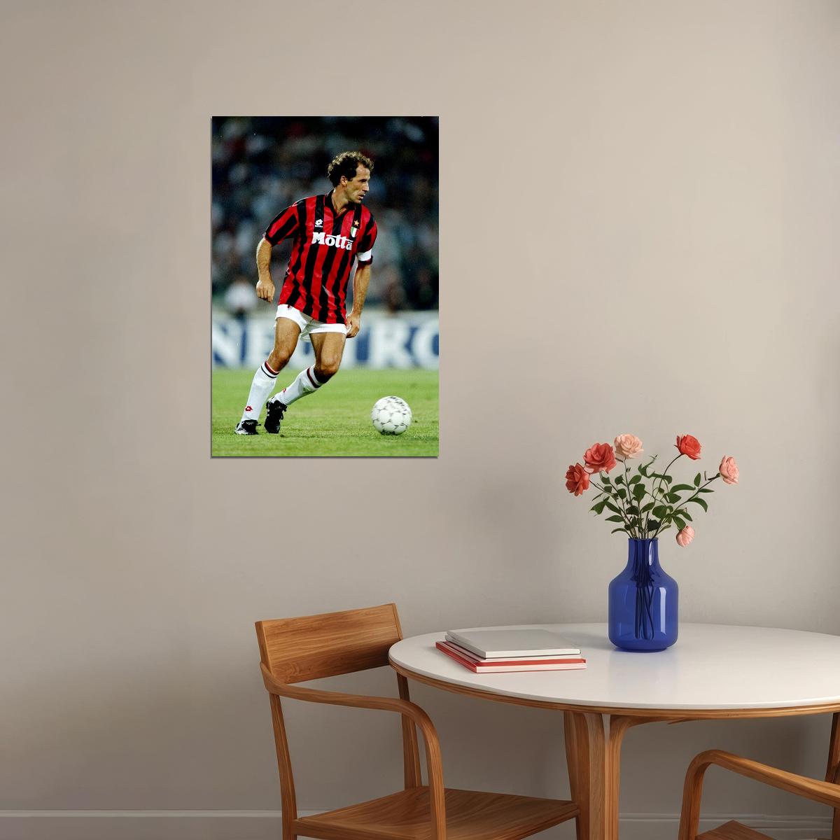 Franco Baresi Former Italian Football Player Poster Wall Art Print Home Wall Decor - xonomax