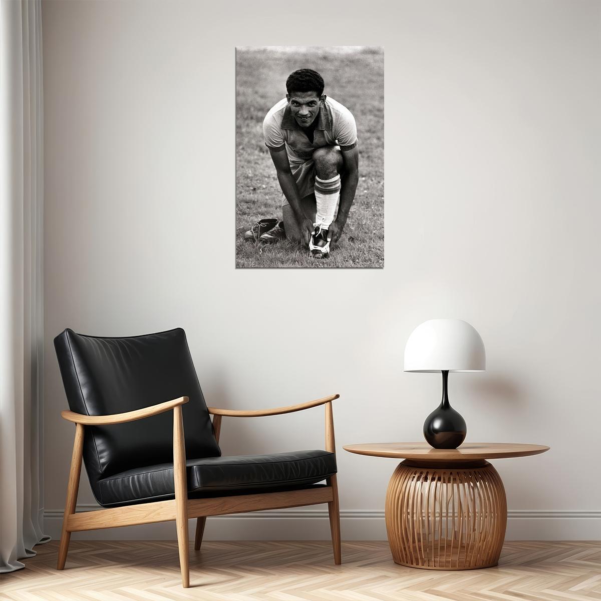 Garrincha Former Brazilian Football Player Athlete Poster Wall Art Print Home Wall Decor - xonomax