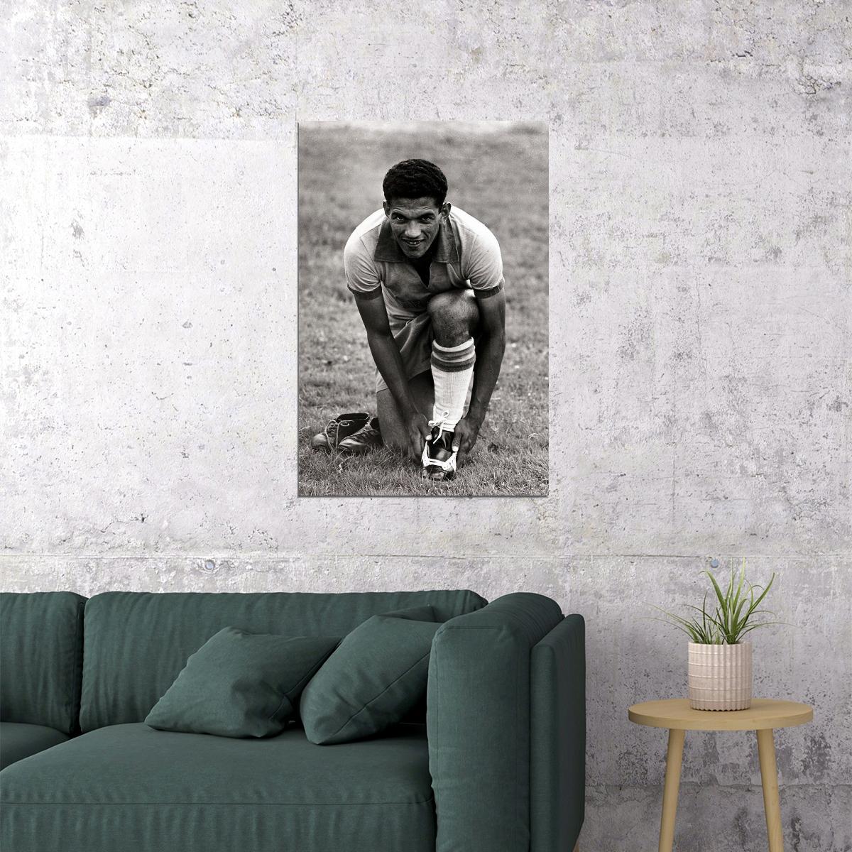 Garrincha Former Brazilian Football Player Athlete Poster Wall Art Print Home Wall Decor - xonomax