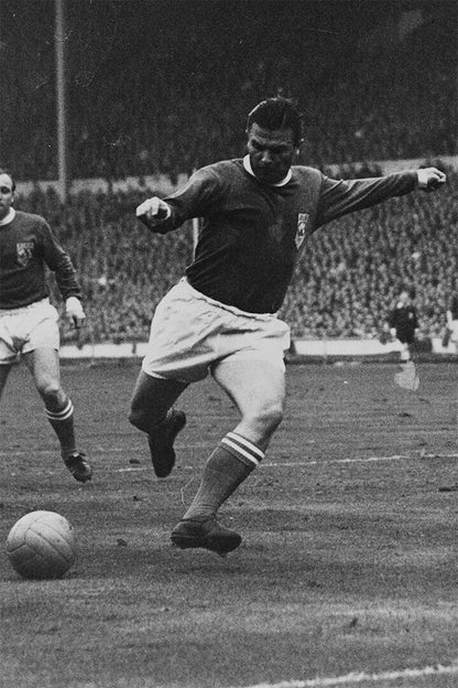 Ferenc Puskas Hungarian Football Player And Coach Poster Wall Art Print Home Wall Decor - xonomax