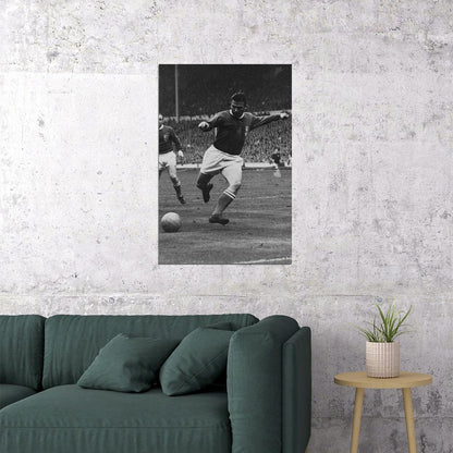 Ferenc Puskas Hungarian Football Player And Coach Poster Wall Art Print Home Wall Decor - xonomax