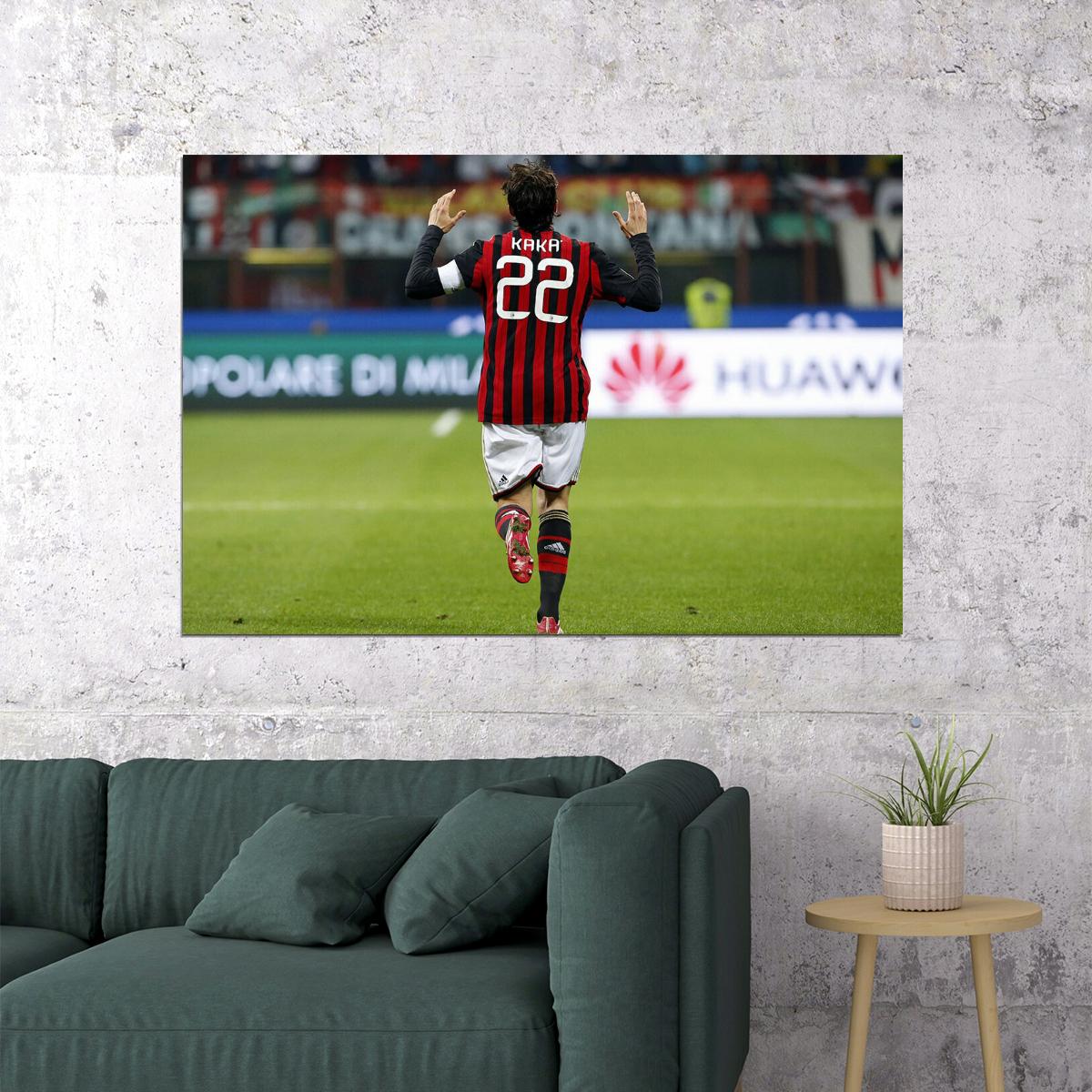 Former Brazilian National Football Player Kaka Poster Wall Art Print Home Wall Decor - xonomax
