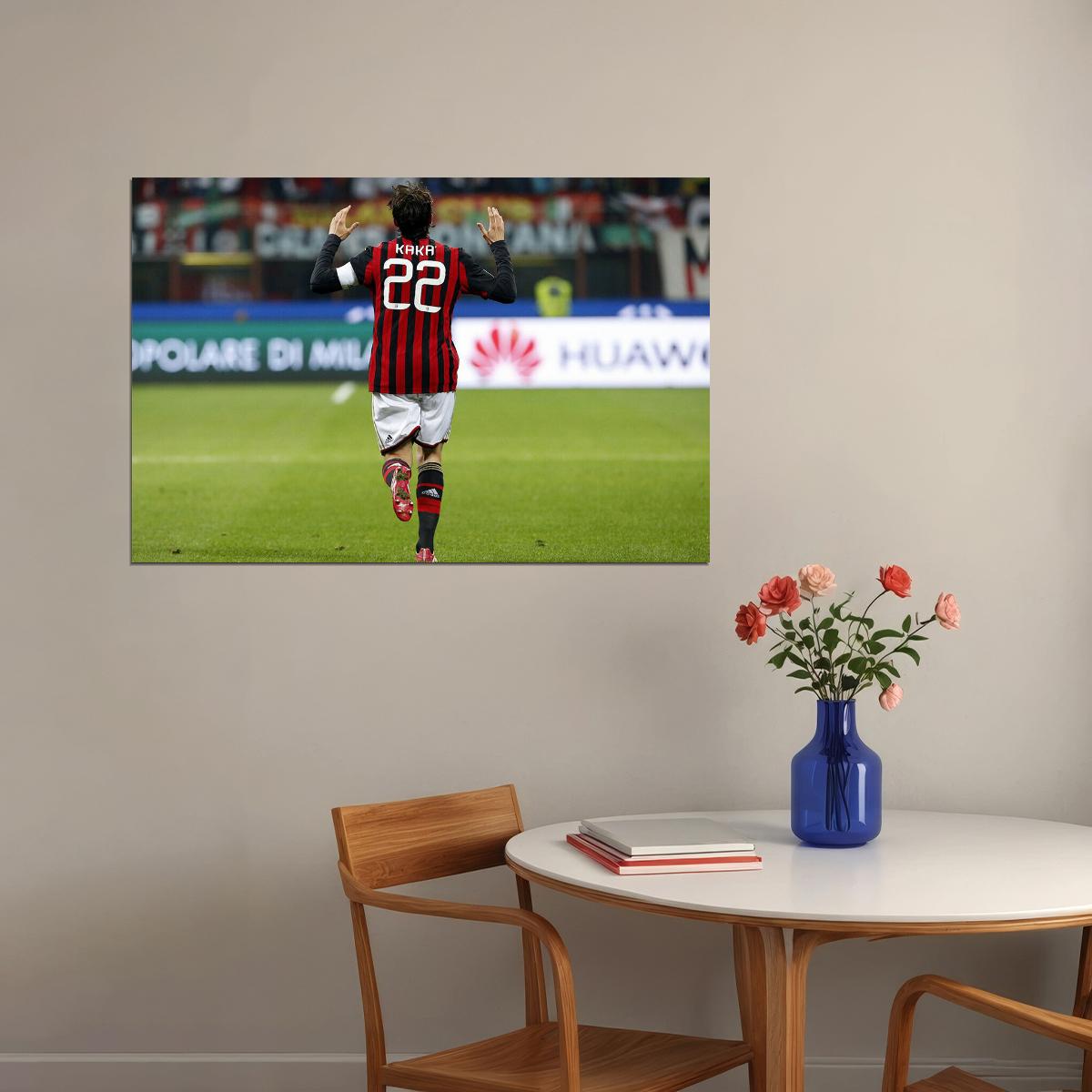 Former Brazilian National Football Player Kaka Poster Wall Art Print Home Wall Decor - xonomax