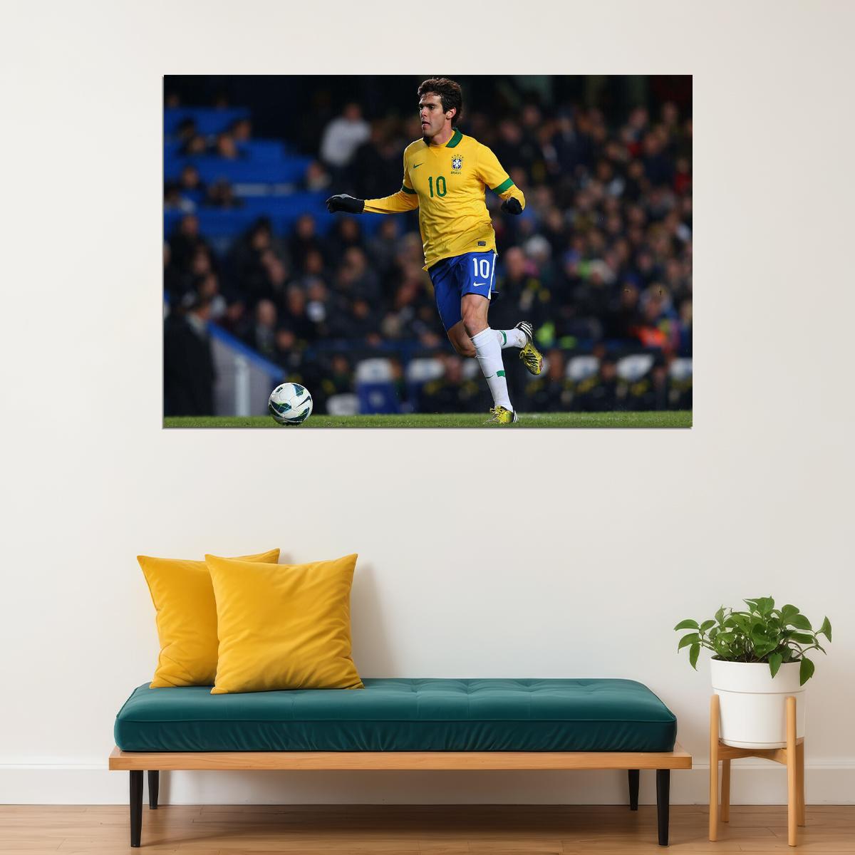 Kaka Former Brazilian National Football Player Poster Wall Art Print Home Wall Decor - xonomax