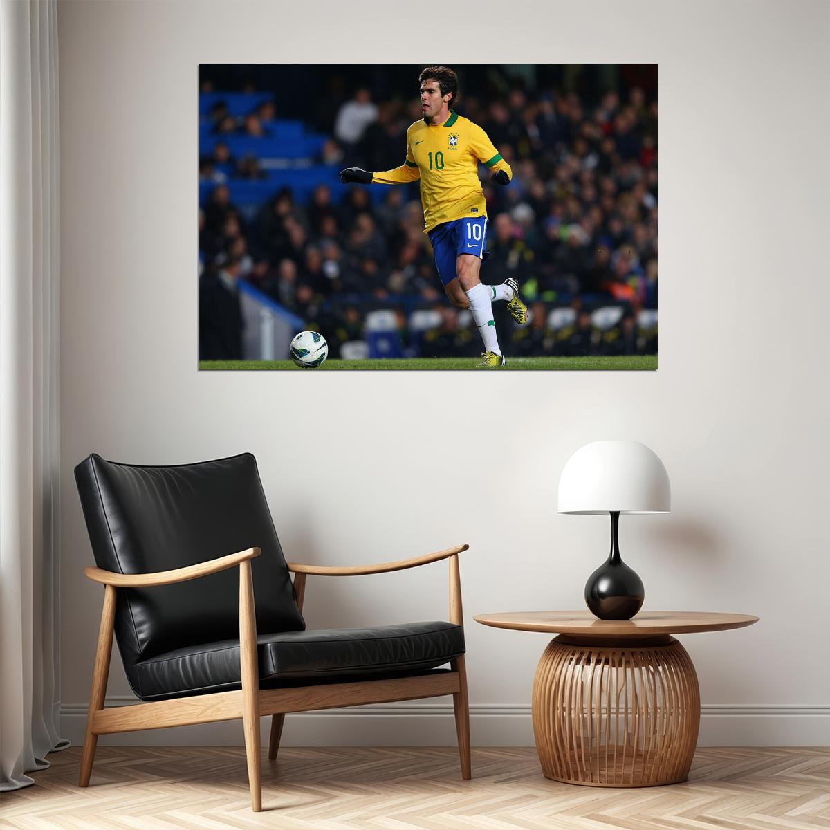 Kaka Former Brazilian National Football Player Poster Wall Art Print Home Wall Decor - xonomax