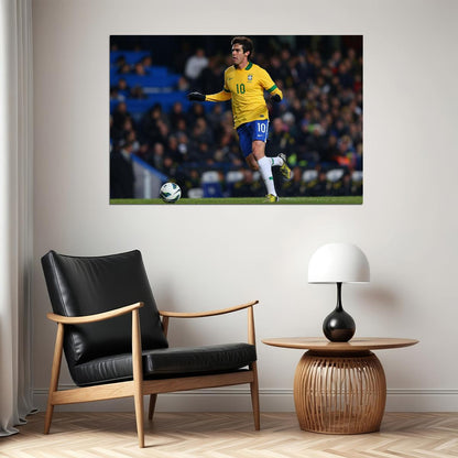 Kaka Former Brazilian National Football Player Poster Wall Art Print Home Wall Decor - xonomax