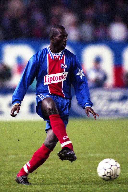 Former Liberian Football Player Politician George Weah Poster Wall Art Print Home Wall Decor - xonomax