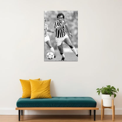 French Former Football Player Michel Platini Poster Wall Art Print Home Wall Decor - xonomax