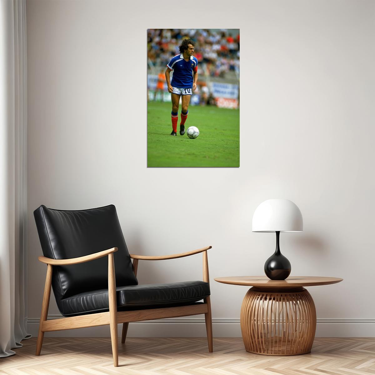 Michel Platini French Former Football Player Poster Wall Art Print Home Wall Decor - xonomax